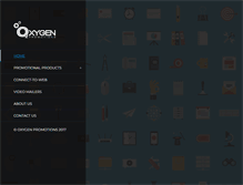 Tablet Screenshot of oxygenpromotions.com.au